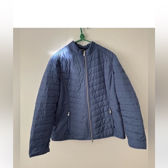Olsen light blue Quilted Jacket- Large - Picture 1 of 11